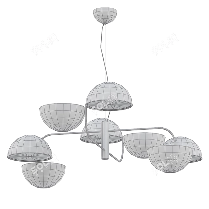 Elegant Suspension Light | Elisabeth 3D model image 2