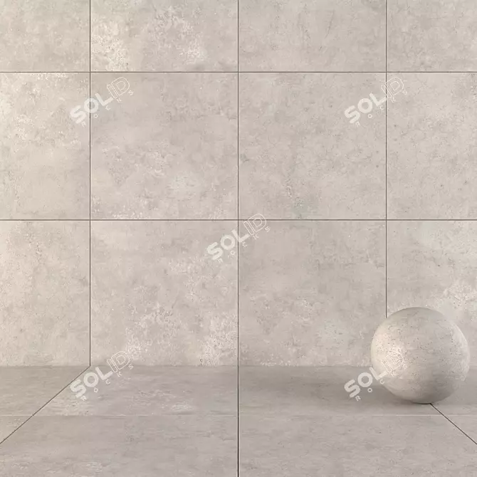  Flaviker Hyper Gray Wall Tile 3D model image 1