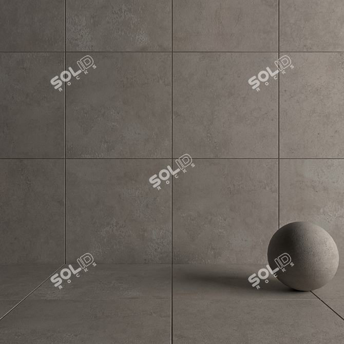  Flaviker Hyper Gray Wall Tile 3D model image 4