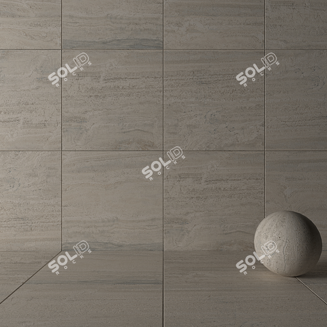 Flaviker Navona Bone Vein: Versatile 120x120 Wall Tile 3D model image 3