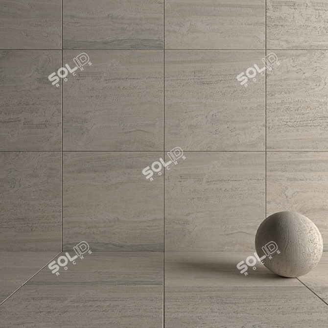 Flaviker Navona Bone Vein: Versatile 120x120 Wall Tile 3D model image 4