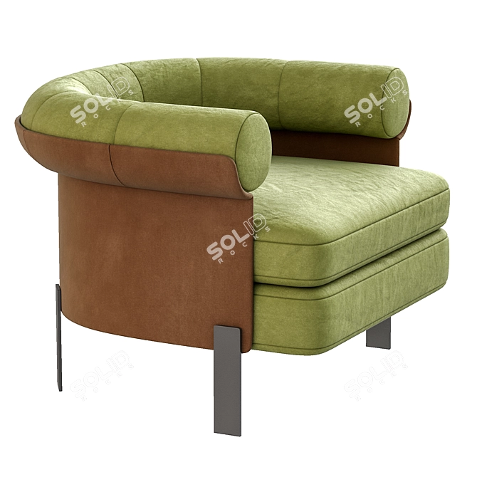 Matia Armchair: Luxurious Comfort and Style 3D model image 2