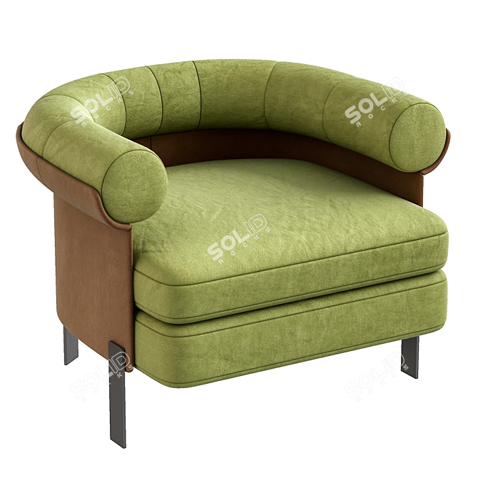 Matia Armchair: Luxurious Comfort and Style 3D model image 3