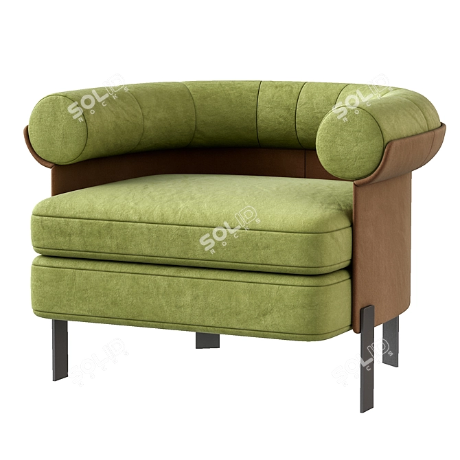 Matia Armchair: Luxurious Comfort and Style 3D model image 4