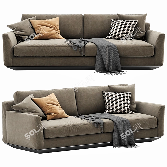 Modern Horm Ellington Sofa 3D model image 2