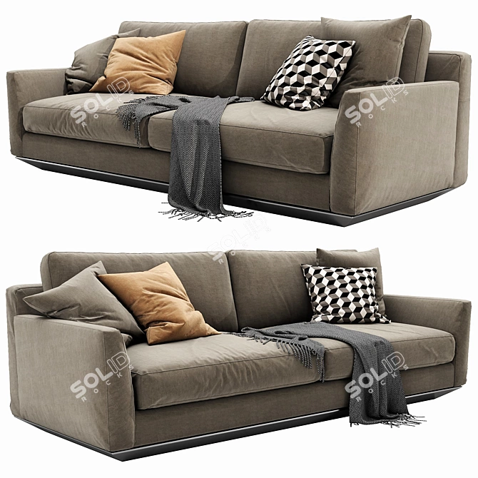 Modern Horm Ellington Sofa 3D model image 3