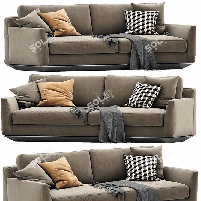 Modern Horm Ellington Sofa 3D model image 4