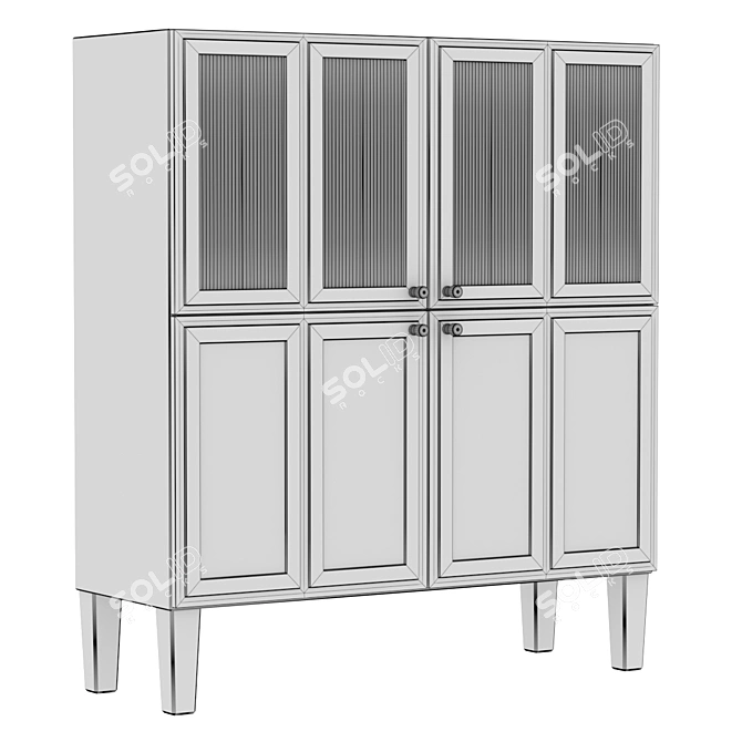 Andersen Green Sideboard 110cm - Stylish and Functional 3D model image 4