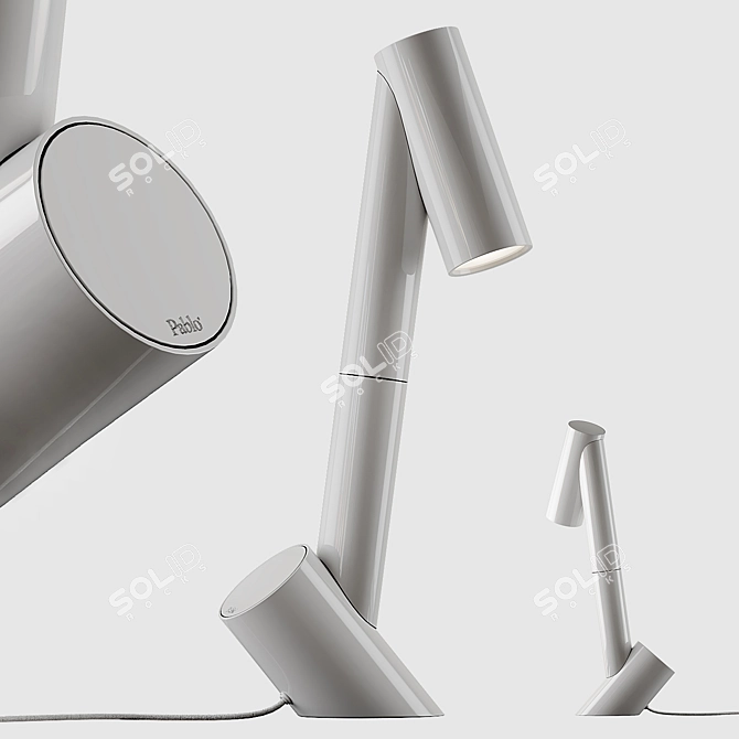 Elegant Giraffa LED Table Lamp 3D model image 4