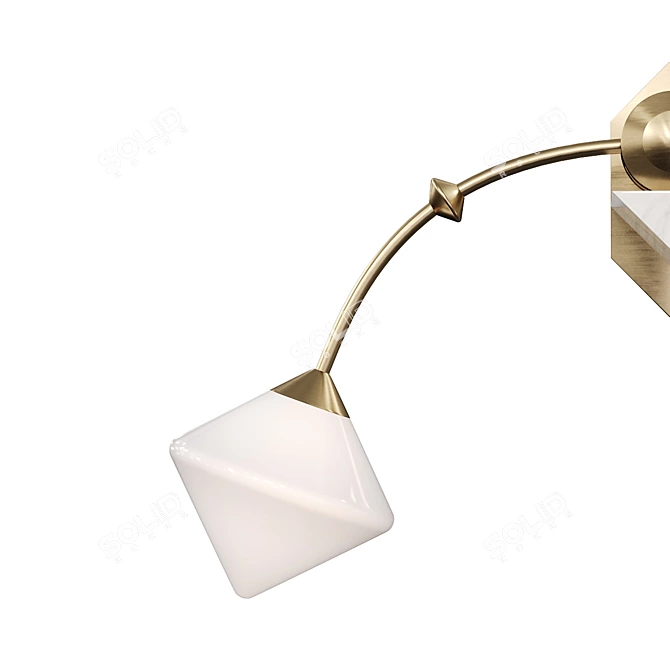 Elegant Themis 27 Sconce by BecBrittain 3D model image 2