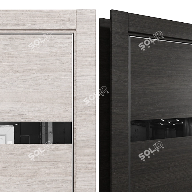 Profil Doors 3Z Interior Door - Lotus Handle 3D model image 2