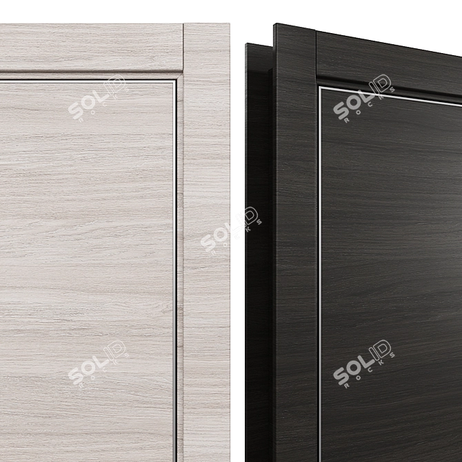 Profil Doors 4Z Interior Door - Lotus Handle 3D model image 2