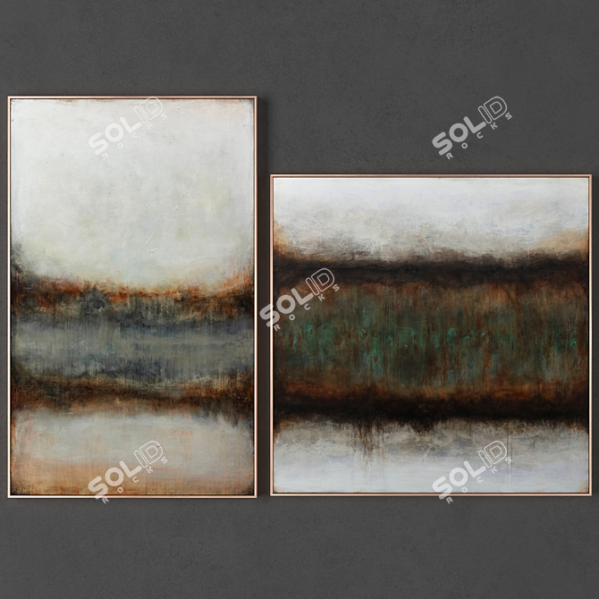 Abstract Frames Collection 3D model image 1