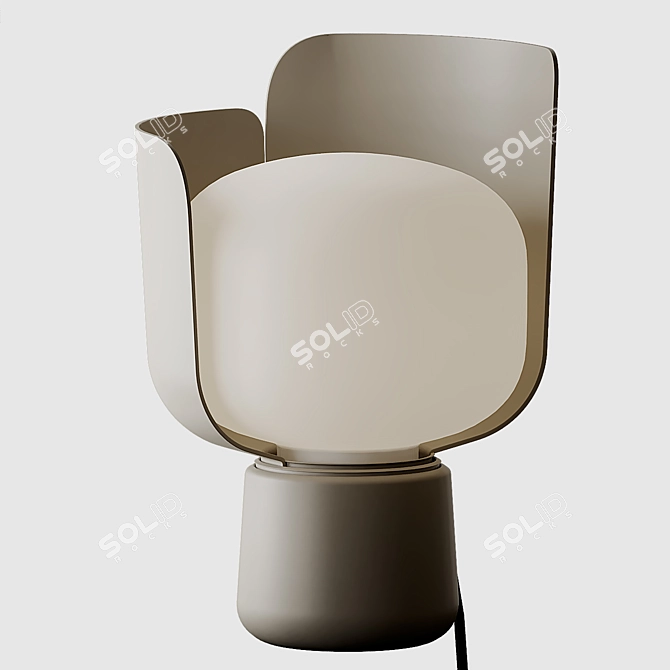 Elegant Blom Table Lamp 3D model image 1