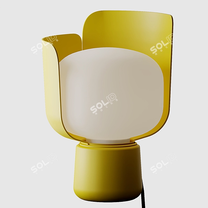 Elegant Blom Table Lamp 3D model image 2