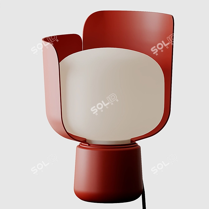 Elegant Blom Table Lamp 3D model image 3