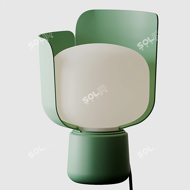 Elegant Blom Table Lamp 3D model image 4