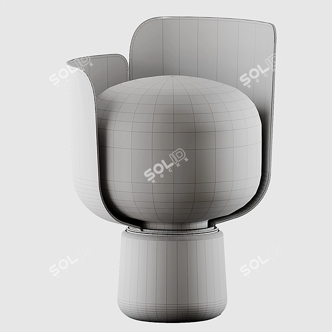 Elegant Blom Table Lamp 3D model image 5