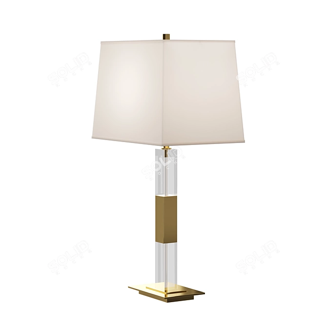 Elegant Moreno Table Lamp 3D model image 2