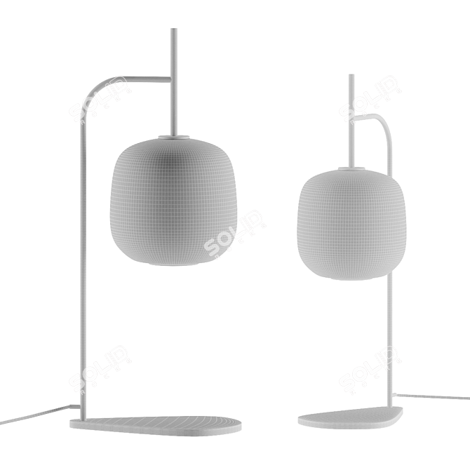 Minimalist Misuto Table Lamp 3D model image 2