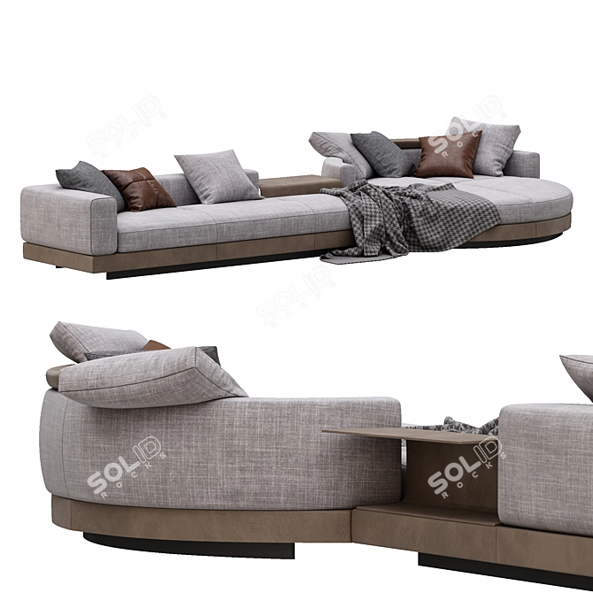Luxury 2021 Sofa Connery by Minotti 3D model image 2