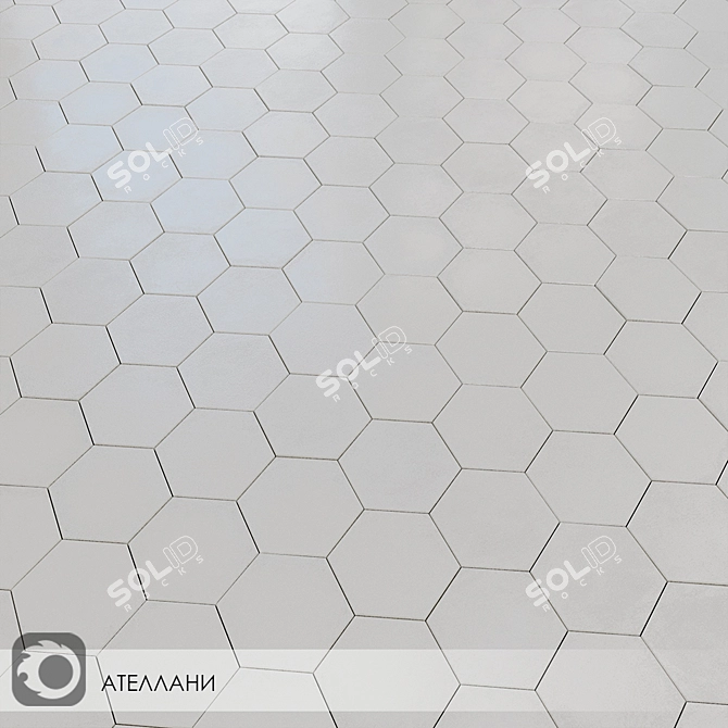 Atellani Matte Wall Tiles - 20x23.1: Perfect for Any Space 3D model image 3