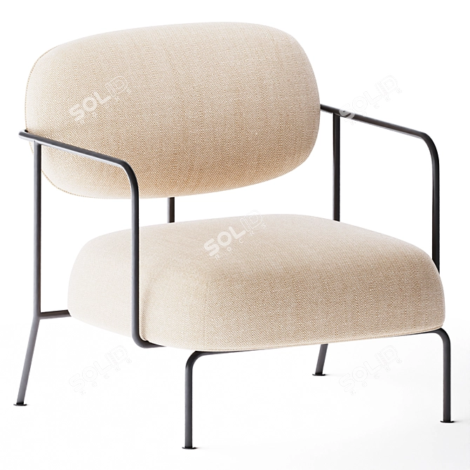 Beatles-Inspired Armchair by Grado 3D model image 1