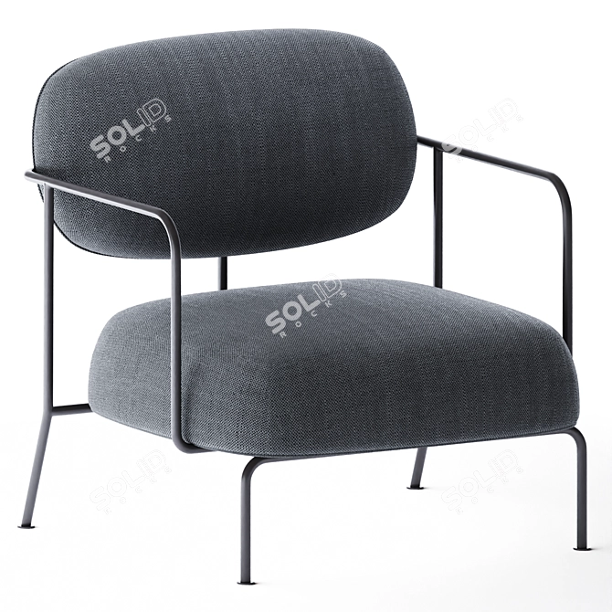 Beatles-Inspired Armchair by Grado 3D model image 2