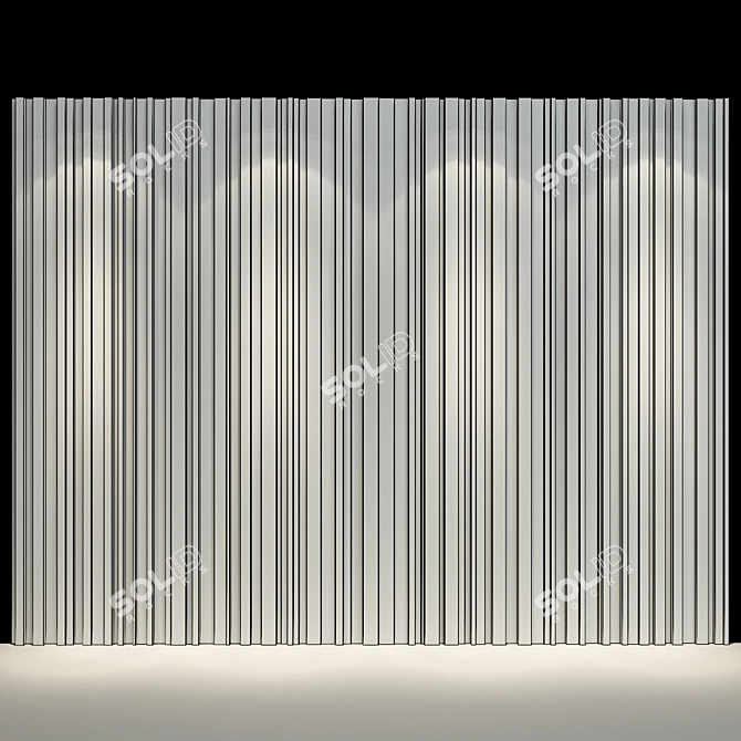 Modern Wall Panel 14 3D model image 2