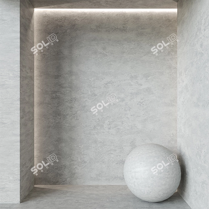 Goldshell Decorative Plaster 3D model image 1