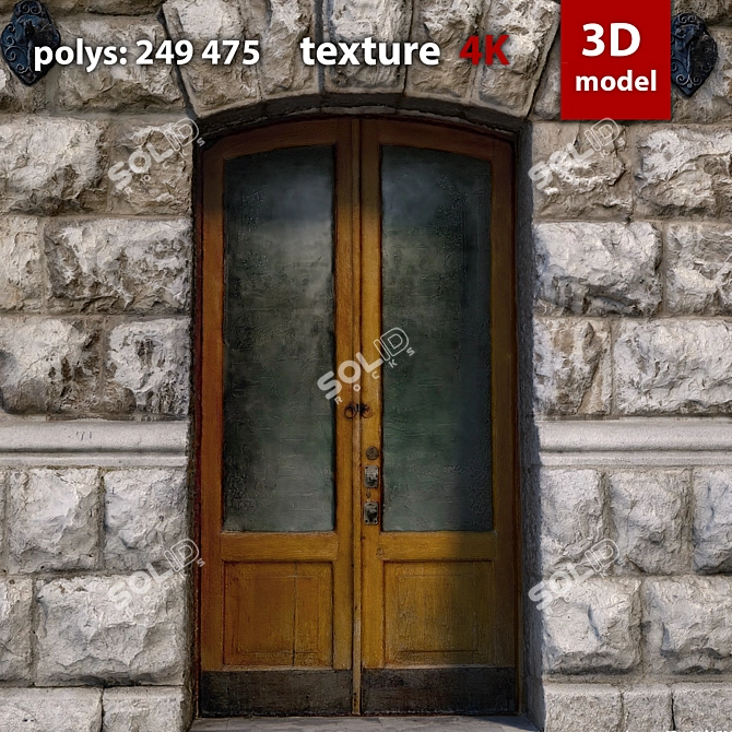 High Resolution 3D Facade 3D model image 2