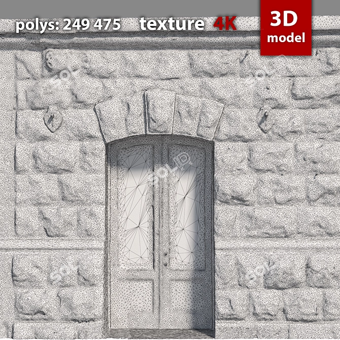 High Resolution 3D Facade 3D model image 4