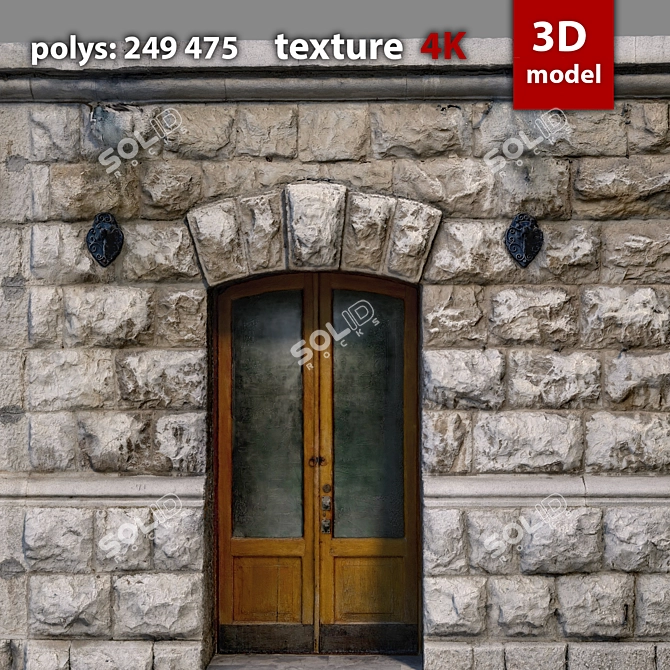 High Resolution 3D Facade 3D model image 5