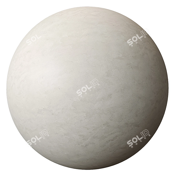 Velvet Matte Decorative Plaster 3D model image 3