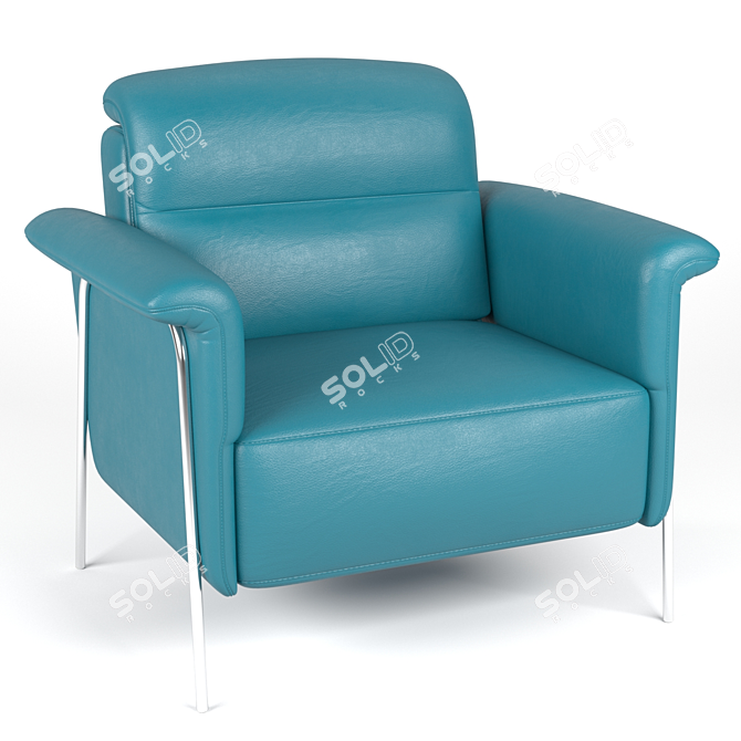 Elegant Amabile Chair 3D model image 3