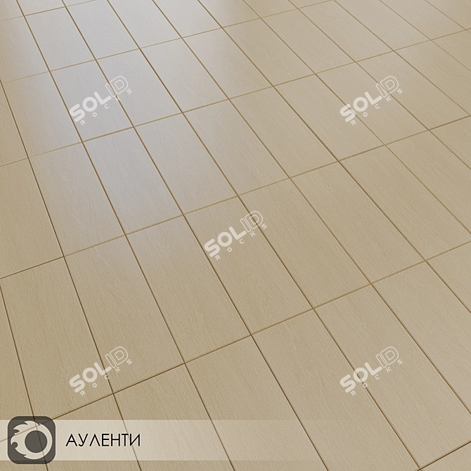 Aulenti Beige 20x50 Ceramic Tiles 3D model image 2