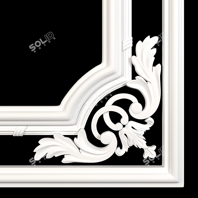 Elegant Decor Frame 2016 3D model image 2