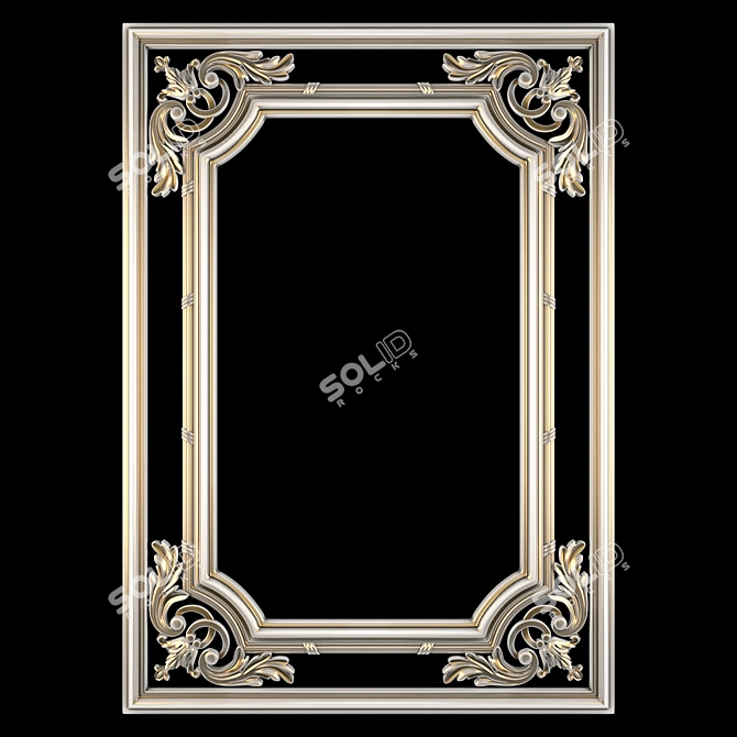 Elegant Decor Frame 2016 3D model image 3