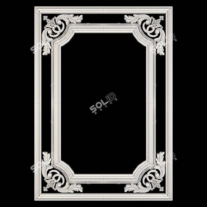 Elegant Decor Frame 2016 3D model image 4