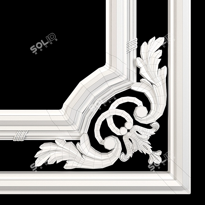 Elegant Decor Frame 2016 3D model image 5