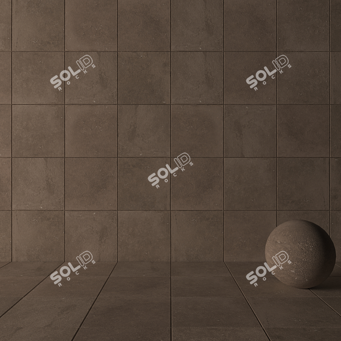  Flaviker Nordik Stone Sand 60x60 - Premium Floor Collection 3D model image 3