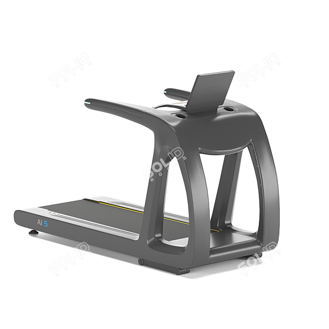 AnyFit Al-5R Electric Treadmill 3D model image 3