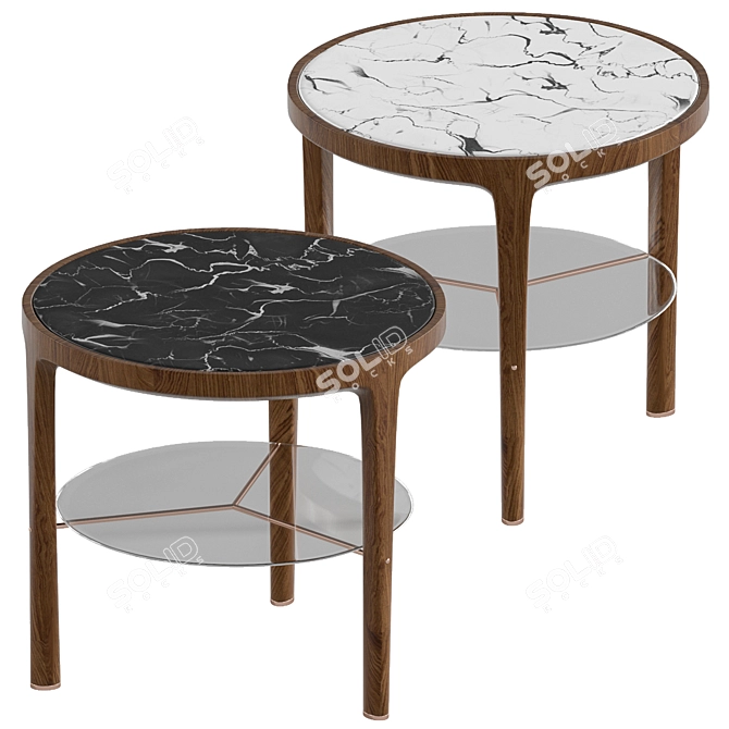 Dreamy Nights Ceccotti Collection Side Table 3D model image 1