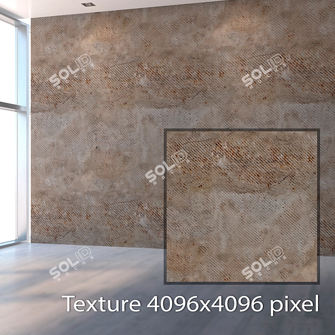 Seamless Plaster Texture - High Resolution & Detail 3D model image 2