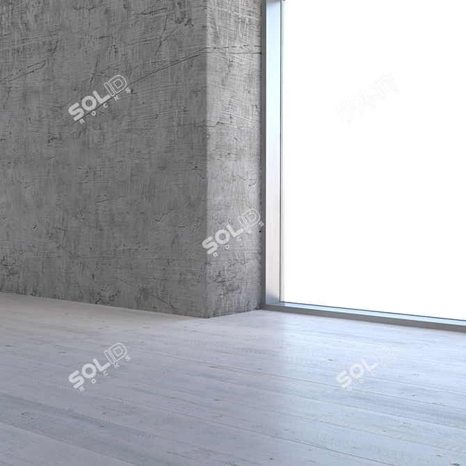 Seamless Plaster Texture: High Resolution, Detailed 3D model image 3