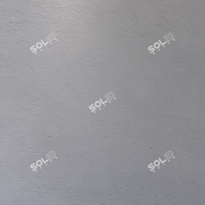 Seamless Gray Plaster Texture 3D model image 4