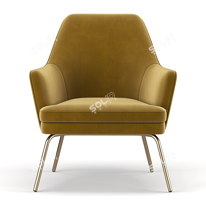 Habitat Celine Accent Chair - Stylish and Comfortable 3D model image 3