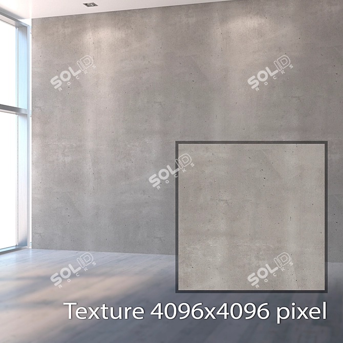 Product Title: Seamless Concrete Texture 3D model image 2