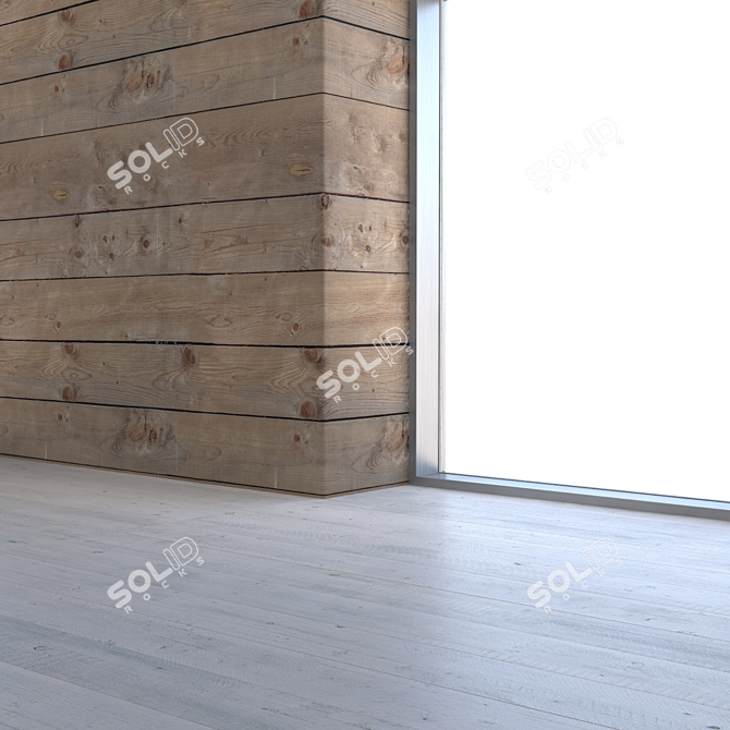 Seamless Wood Plank Texture - High Resolution 3D model image 3