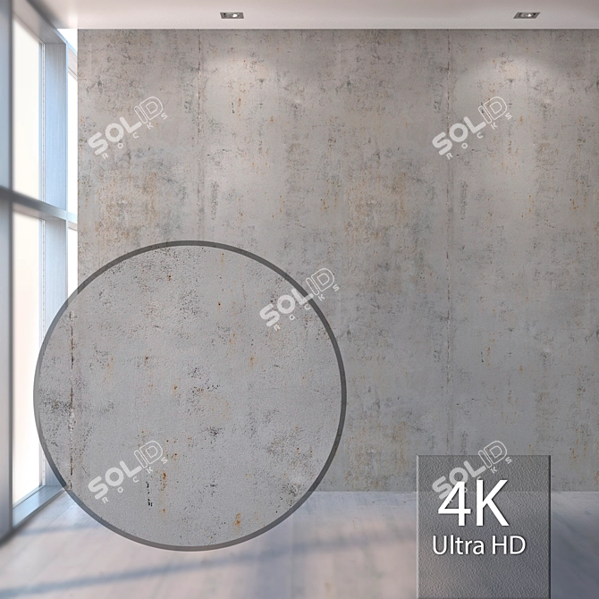 Seamless Metal Texture Kit 3D model image 1